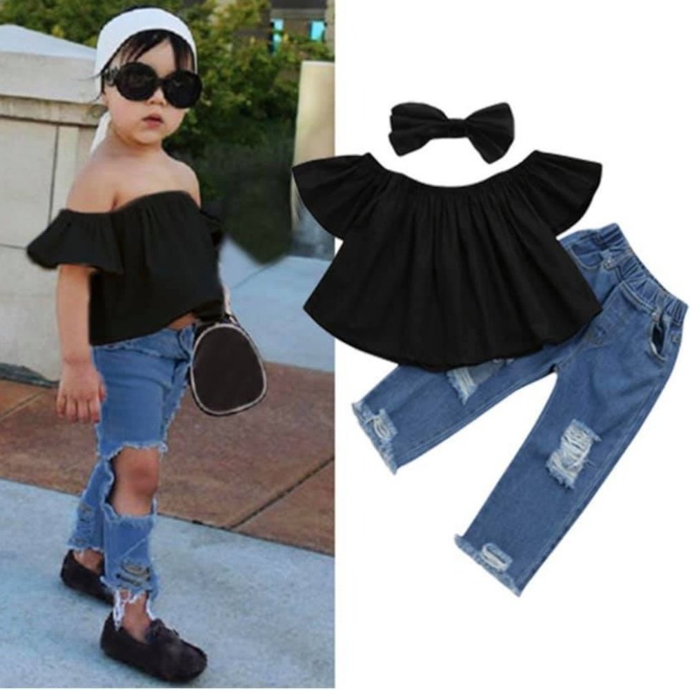3PCS OFF-SHOULDER SET